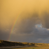 Orage et arc-en-ciel