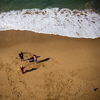 A la plage en famille