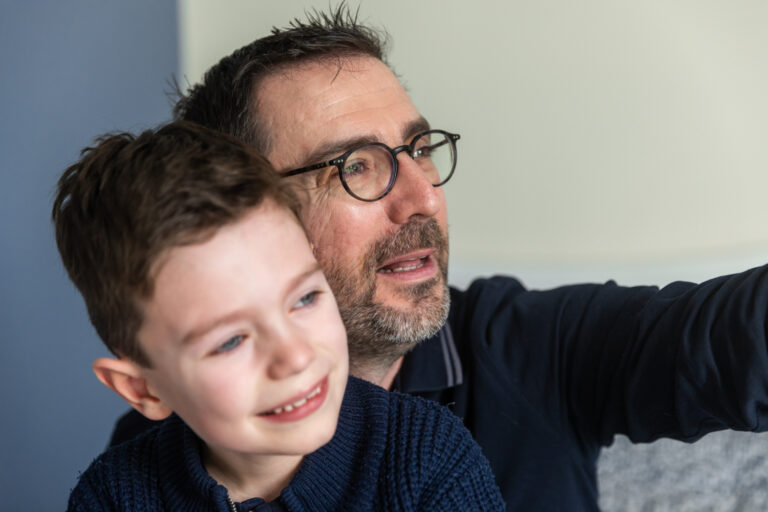 portrait père et fils